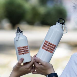 Метална бутилка "I was normal 2 dogs ago"