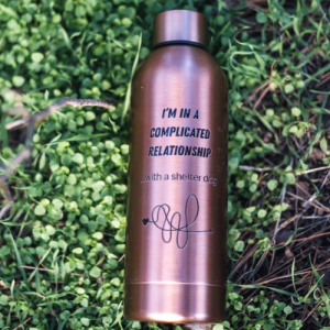 Термо бутилка “I’m in a complicated relationship with a shelter dog”